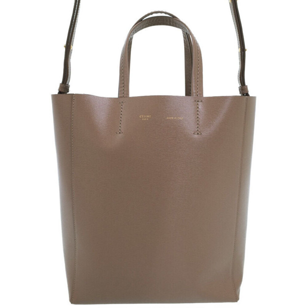 Celine grained Cabas Vertical Bag black Tote calfskin - Picture 2 of 9